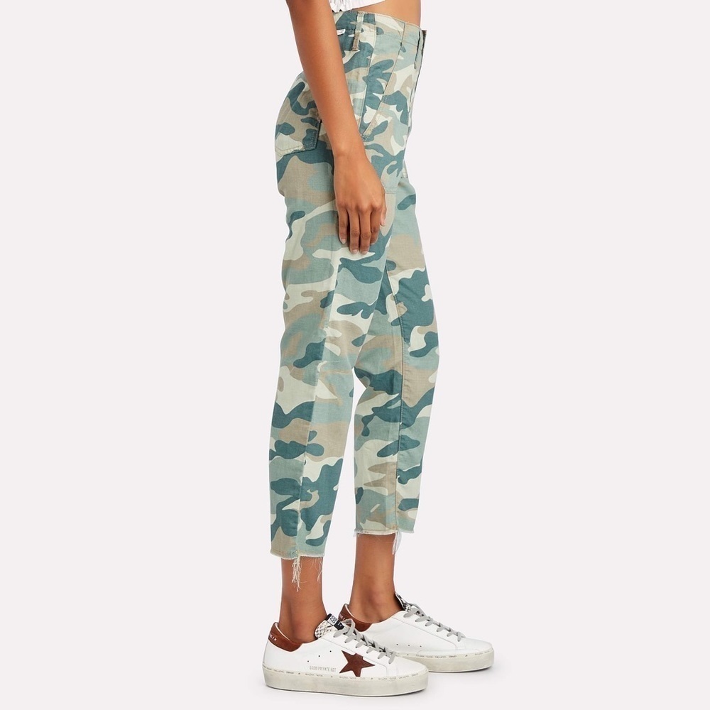 𝅺mother Shaker Chop Crop Camo Pants NWT Size 26 - Picture 3 of 4